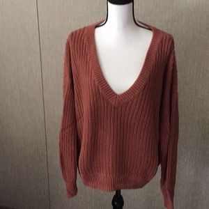 Pink Victoria’s Secret V-neck Sweater